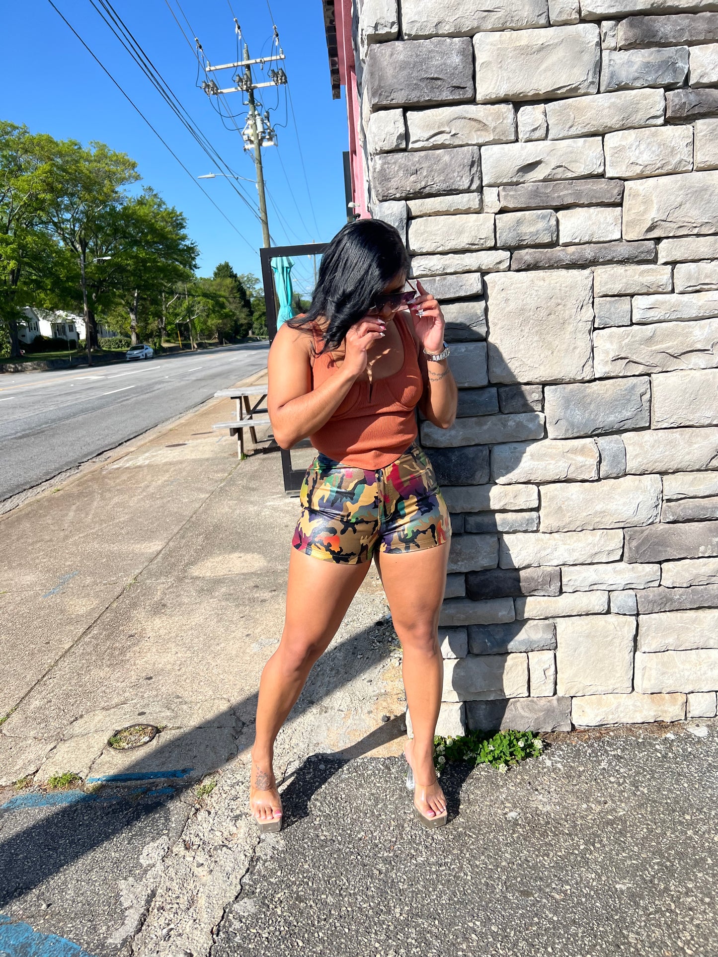 Tropicana Denim Shorts