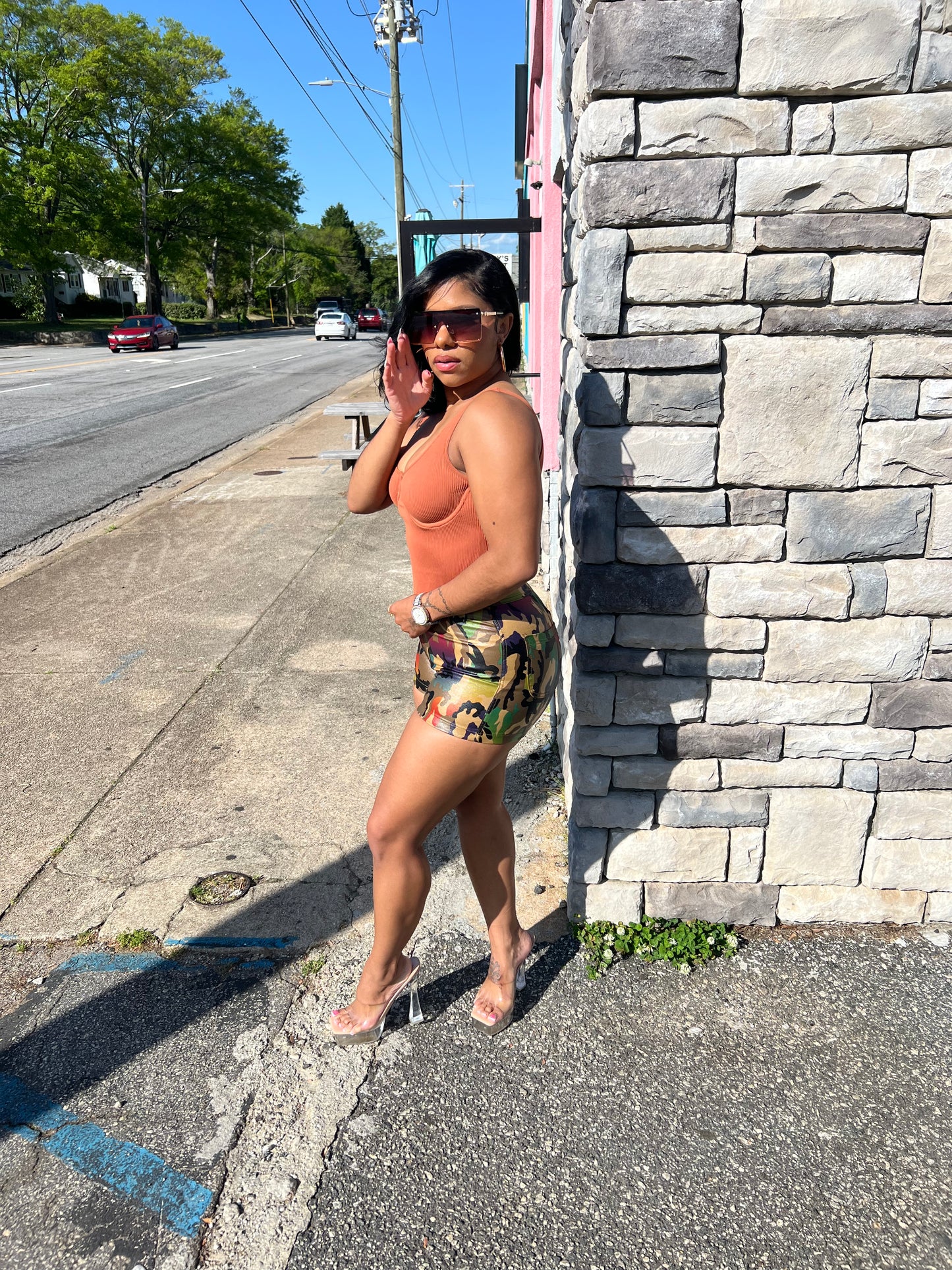 Tropicana Denim Shorts