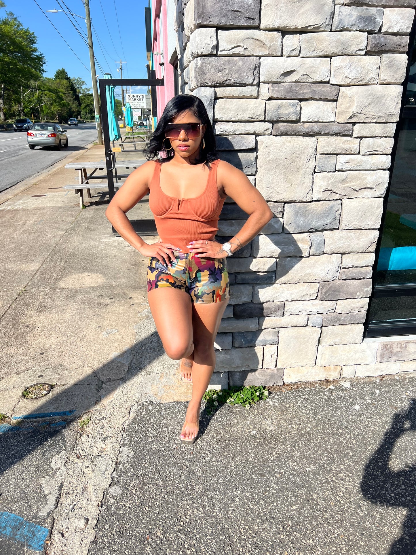 Tropicana Denim Shorts