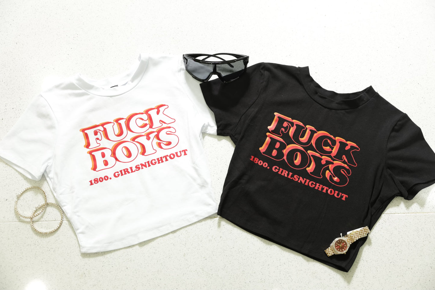 F*ck Boy Free Crop Tee