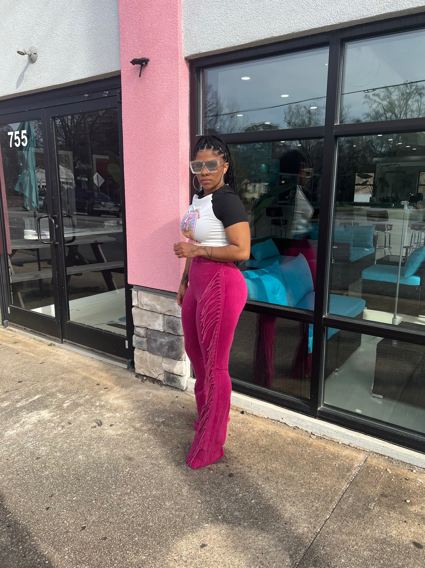 Love Me Down Fringe Pants