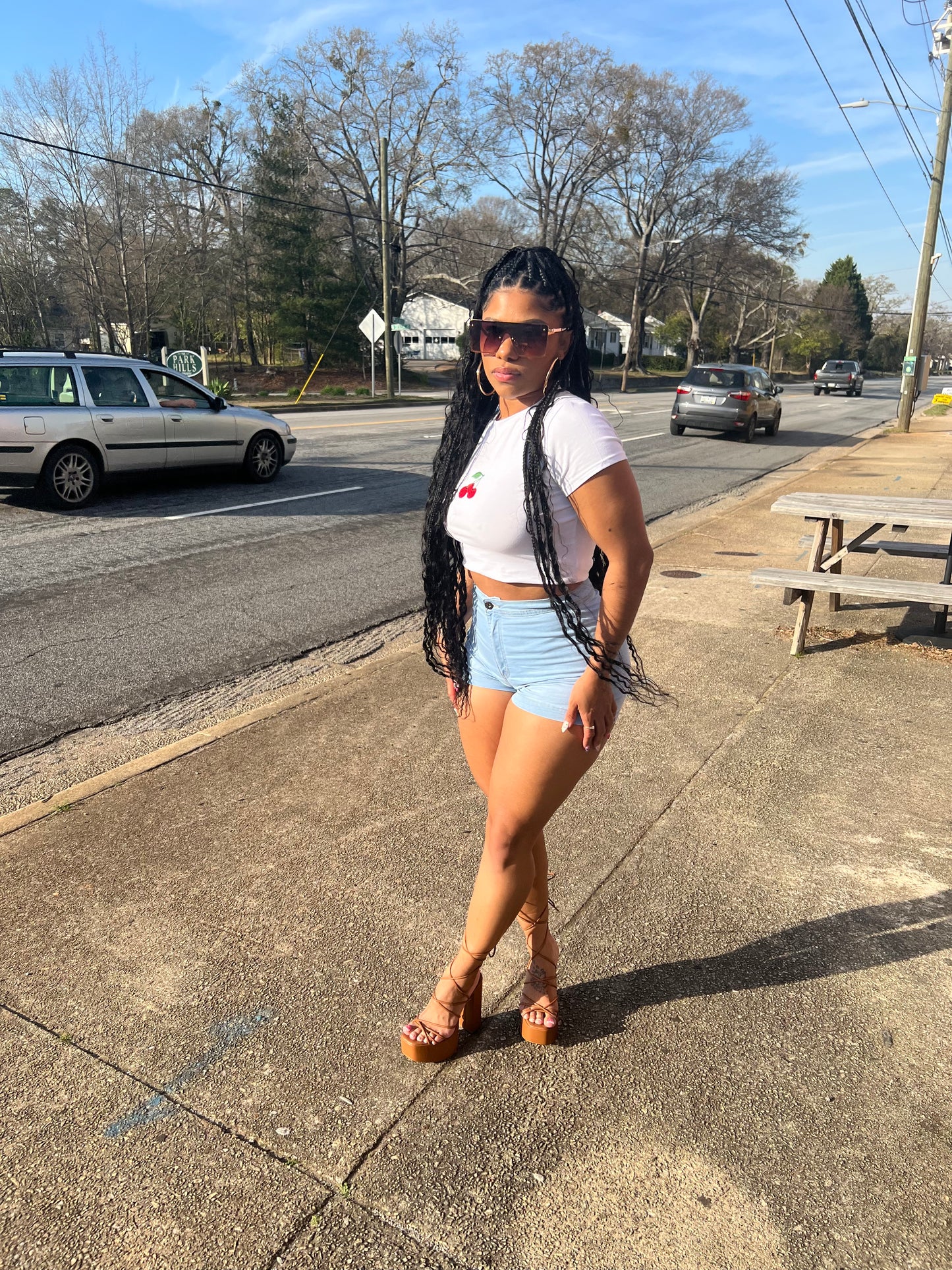 Tropicana Denim Shorts