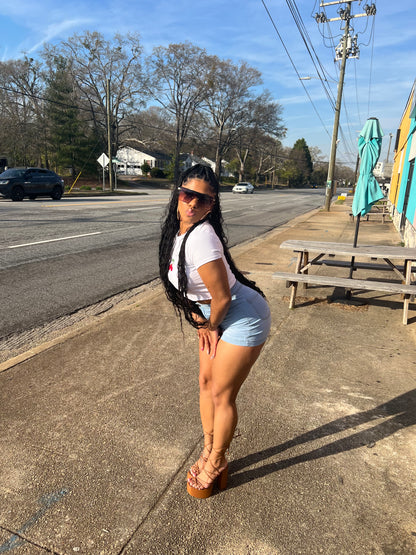 Tropicana Denim Shorts