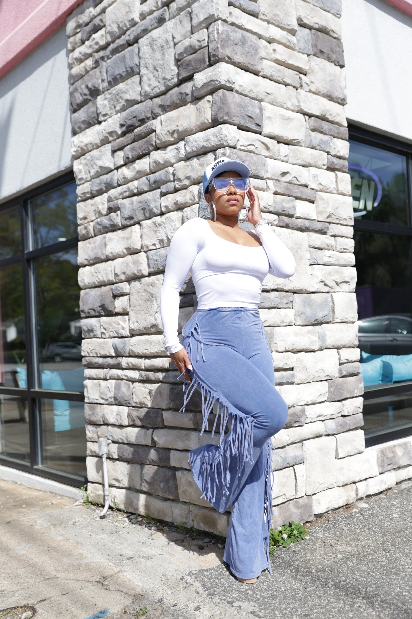 Love Me Down Fringe Pants