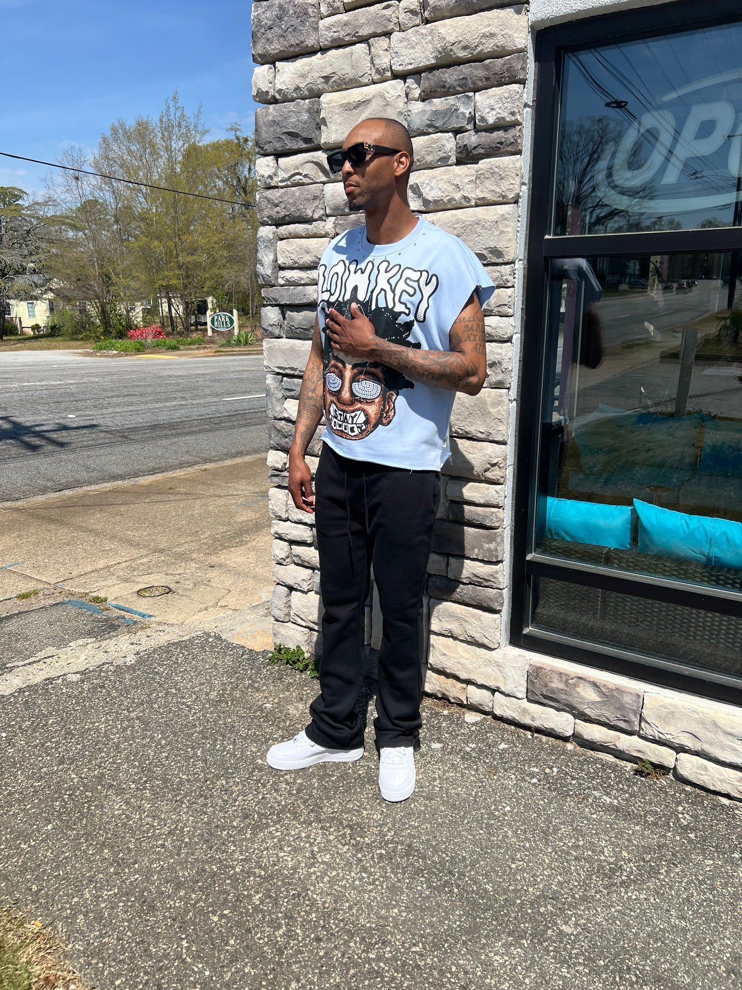 Stay Solid Stacked Pants