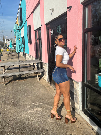 Tropicana Denim Shorts