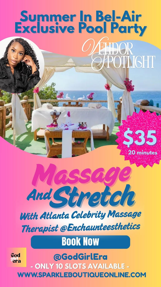 Massage & Stretch Combo W/ Atlanta Celebrity Massage Therapist  @EnchaunteEsthetics
